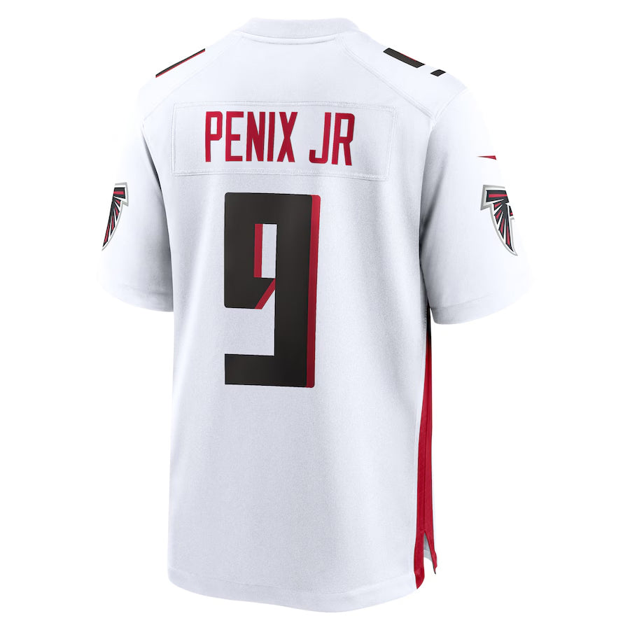 Pkot A.Falcons #9 Michael Penix Jr. Player White Home Game Stitched Jerseys