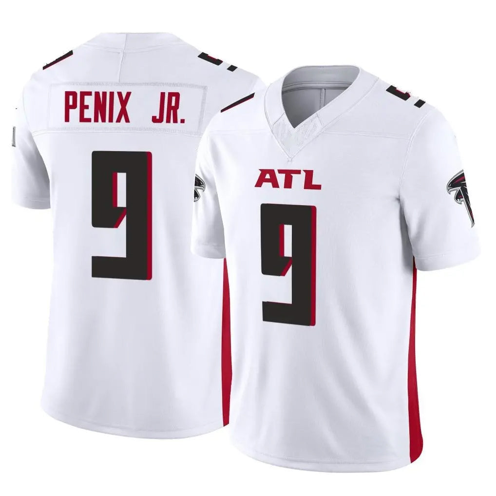 Pkot A.Falcons #9 Michael Penix Jr. Player White Vapor F.U.S.E. Limited Stitched Jerseys