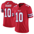 Pkot B.Bills #10 Khalil Shakir Player Red Vapor Untouchable Limited Home Game Stitched Jerseys