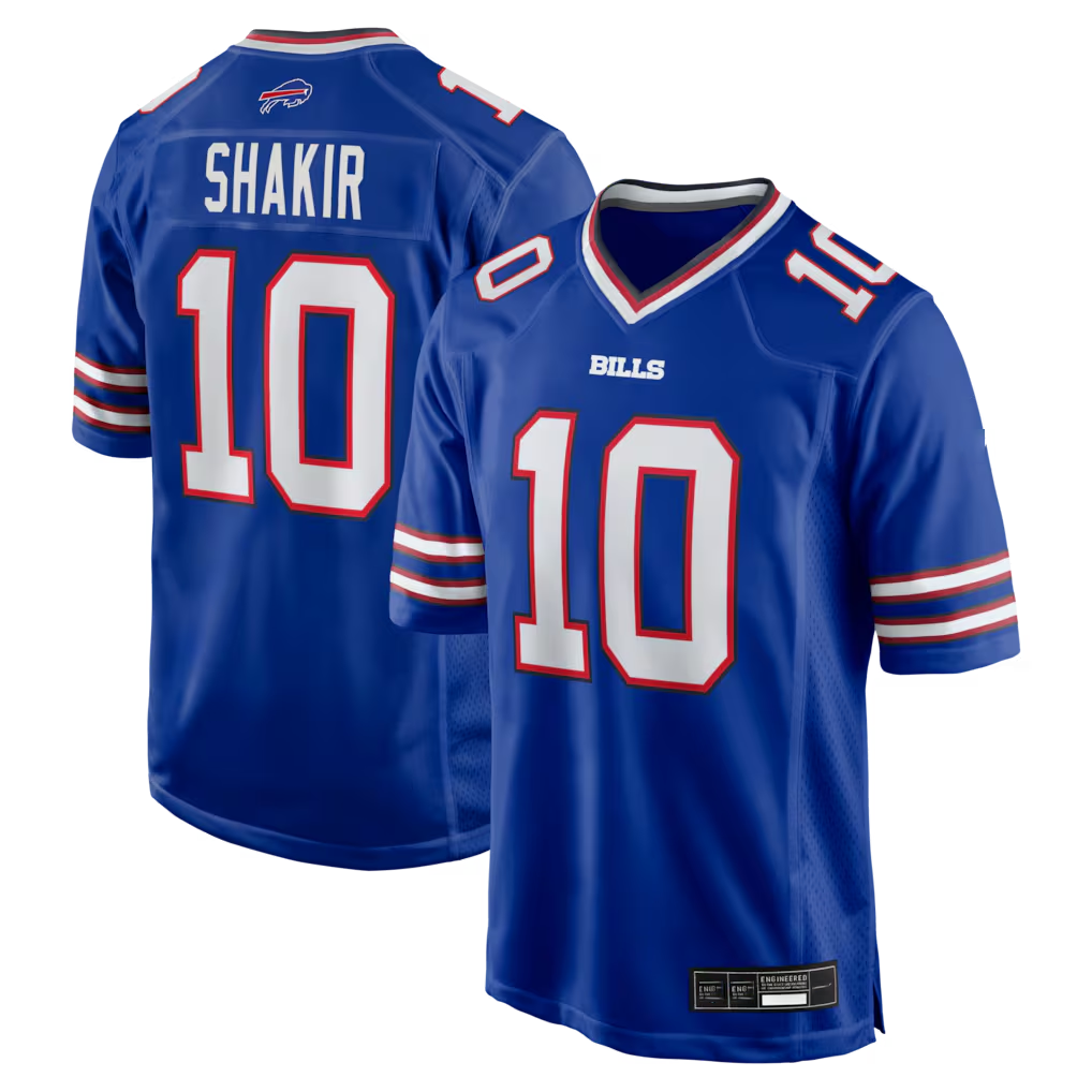 Pkot B.Bills #10  Khalil Shakir Royal Game Stitched Jerseys