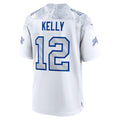 Pkot B.Bills #12 Jim Kelly Player White Rivalries Collection Game Football Jerseys