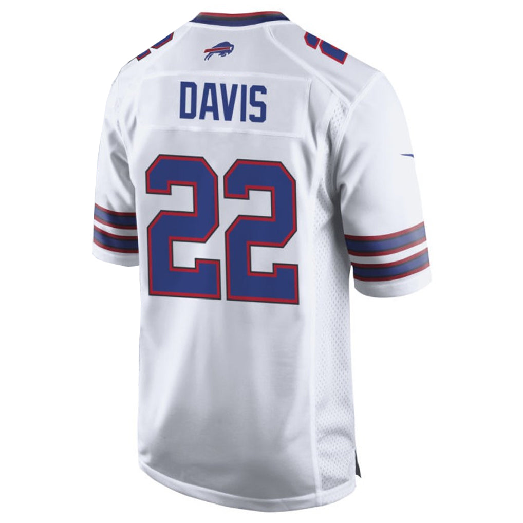 Pkot B.Bills #22 Ray Davis Player White Home Game Stitched Jerseys