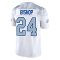 Pkot B.Bills #24 Cole Bishop Player White Rivalries Collection Vapor Limited Stitched Jerseys