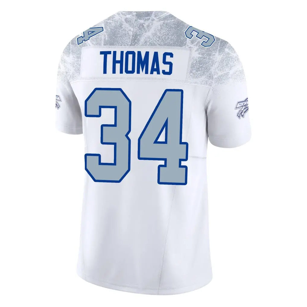 Pkot B.Bills #34 Thurman Thomas Player White Rivalries Collection Vapor Limited Stitched Jerseys