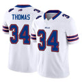 Pkot B.Bills #34 Thurman Thomas Player White Vapor F.U.S.E. Limited Home Game Stitched Jerseys