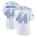 Pkot B.Bills #44 Joe Andreessen Player White Rivalries Collection Stitched Jerseys