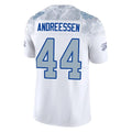 Pkot B.Bills #44 Joe Andreessen Player White Rivalries Collection Vapor Limited Stitched Jerseys