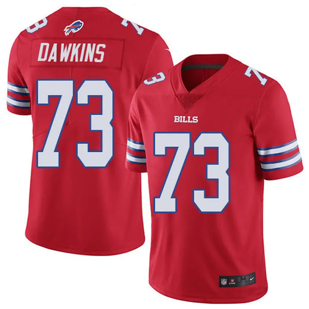 Pkot B.Bills #73 Dion Dawkins Player Red Vapor Untouchable Limited Stitched Jerseys