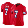 Pkot B.Bills #7 Ray Davis Player Red Vapor F.U.S.E. Limited Stitched Jerseys