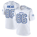 Pkot B.Bills #86 Dalton Kincaid Player White Rivalries Collection Game Stitched Jerseys
