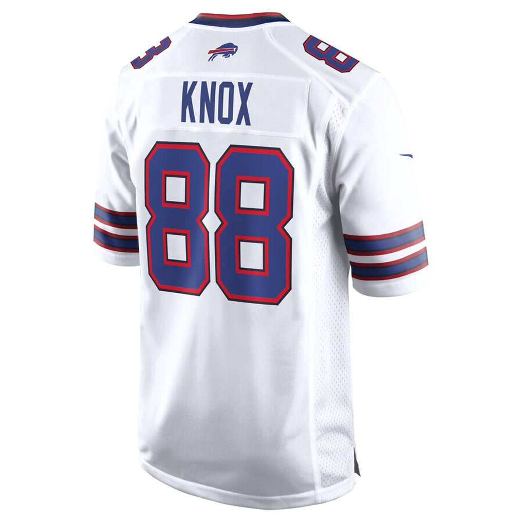 Pkot B.Bills #88 Dawson Knox Player White Home Game Stitched Jerseys