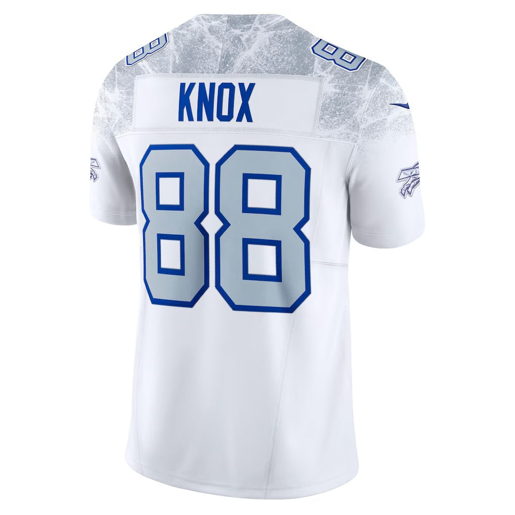 Pkot B.Bills #88 Dawson Knox White 2025 Rivalries Collection Limited Stitched Jerseys