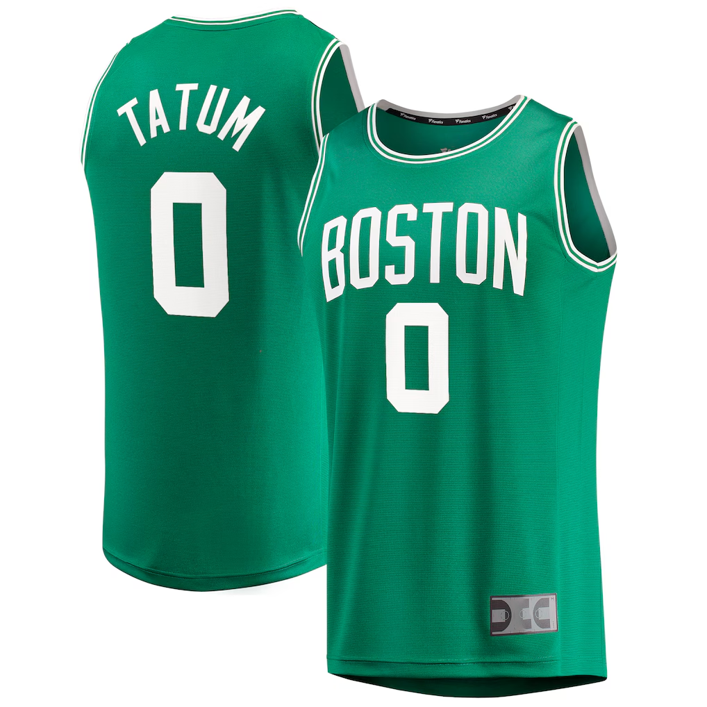 Pkot B.Celtics #0 Jayson Tatum Kelly Green Big & Tall Fast Break Player Jerseys - Icon Edition