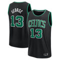 Pkot B.Celtics #13 Paul George Black Fast Break Replica Jerseys - Statement Edition
