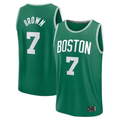 Pkot B.Celtics #7 Jaylen Brown  Kelly Green Fast Break Replica Player Jerseys - Icon Edition