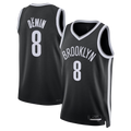 Pkot B.Nets #8 Egor D?min Black Swingman Jerseys - Icon Edition