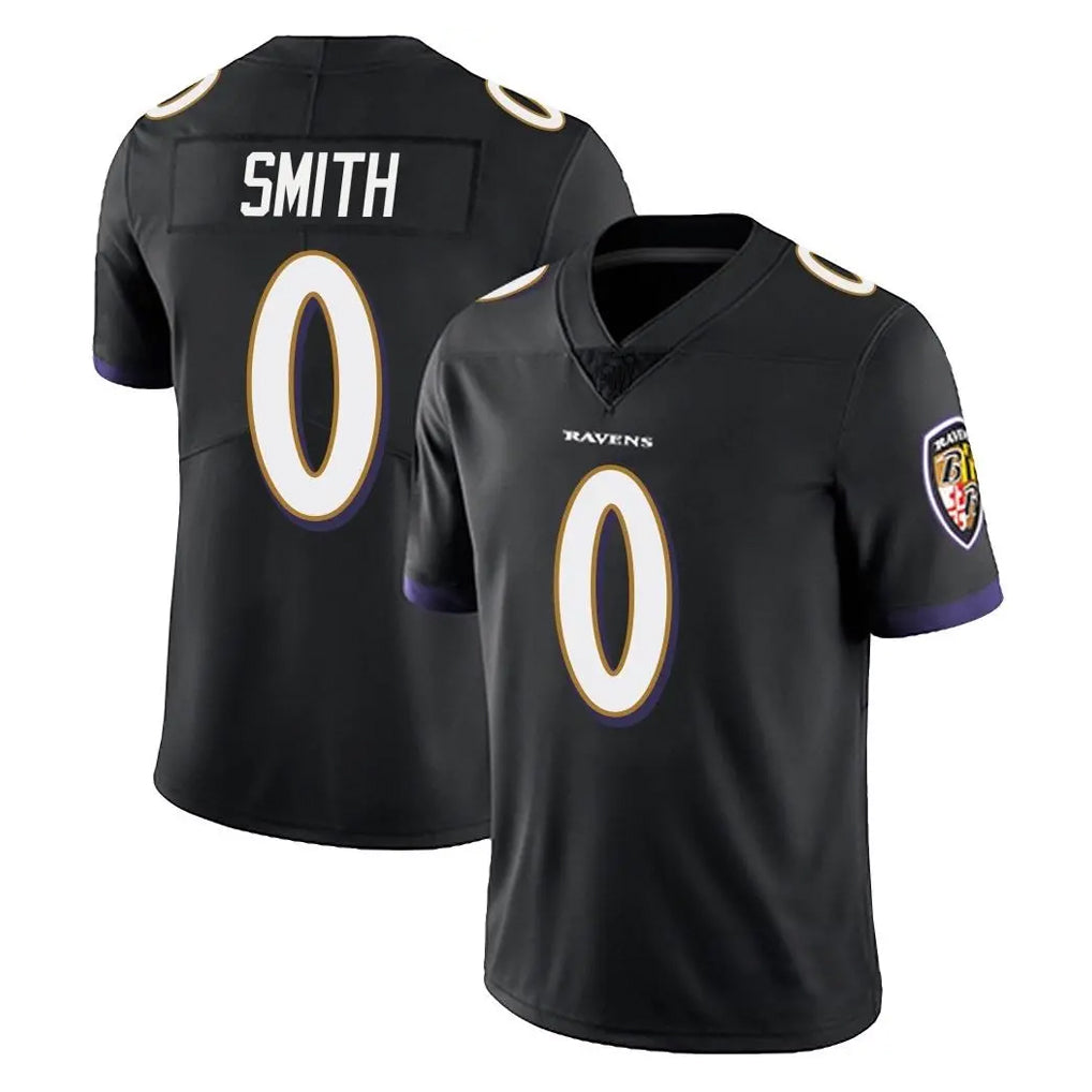 Pkot B.Ravens #0 Roquan Smith Player Black Vapor Untouchable Limited Home Game Stitched Jerseys
