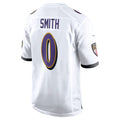Pkot B.Ravens #0 Roquan Smith Player White Alternate Home Game Stitched Jerseys