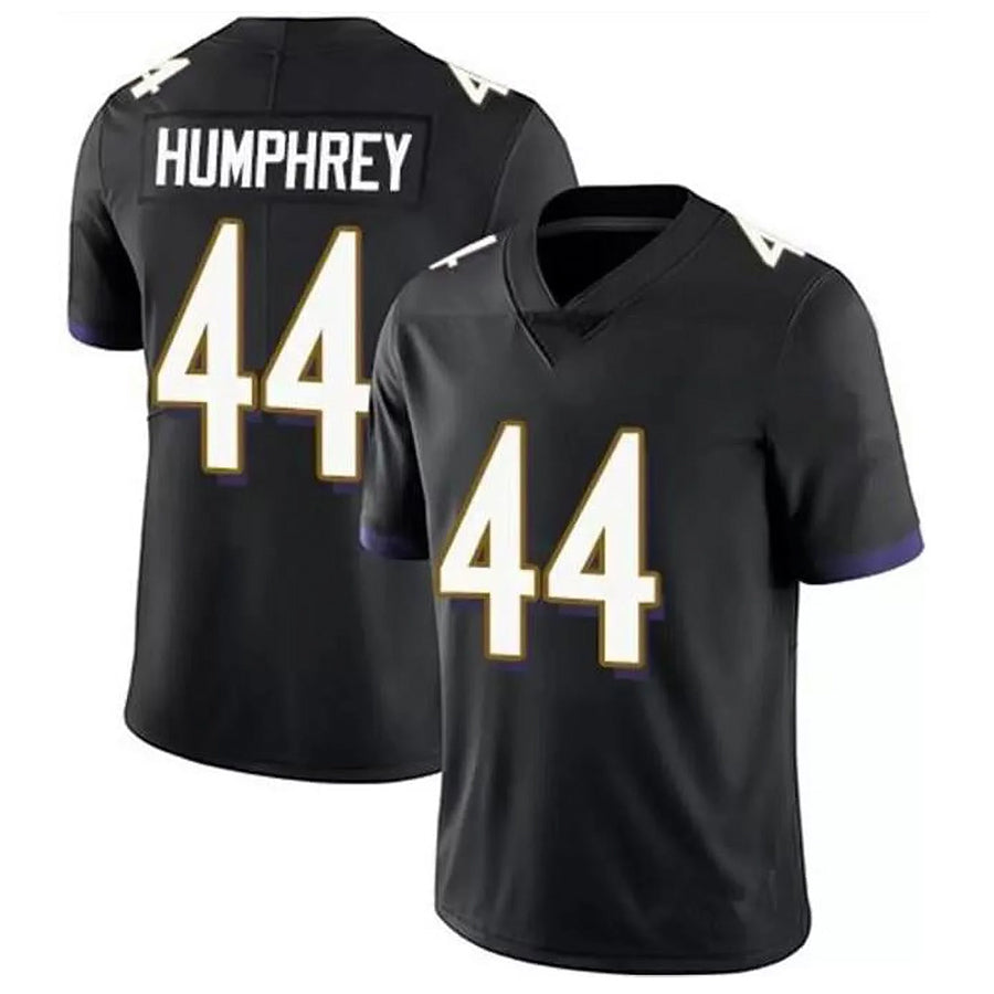 Pkot B.Ravens #44 Marlon Humphrey Player Black Limited Home Game Stitched Jerseys