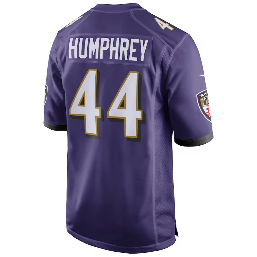 Pkot B.Ravens #44 Marlon Humphrey Player Purple Alternate Home Game Stitched Jerseys