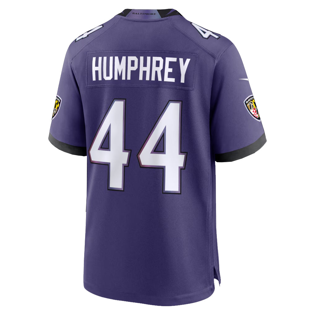 Pkot B.Ravens #44 Marlon Humphrey Player Purple Home Game Stitched Jerseys
