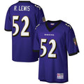 Pkot B.Ravens #52 Ray Lewis Player Purple Mitchell & Ness Big & Tall 2000 Retired Stitched Jerseys