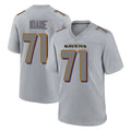 Pkot B.Ravens #71 Olaivavega Ioane Player Gray Replica Limited Stitched Jerseys