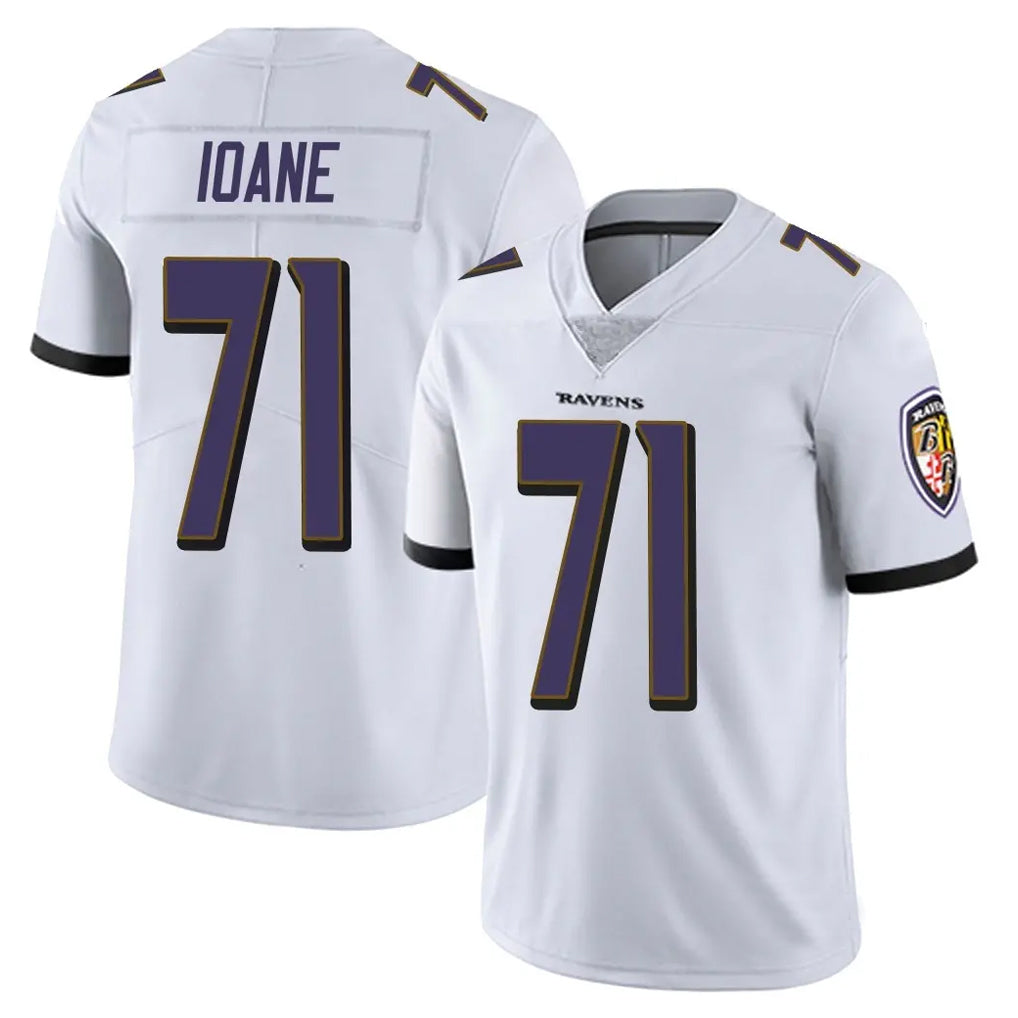 Pkot B.Ravens #71 Olaivavega Ioane Player White Vapor Untouchable Limited Game Home Stitched Jerseys