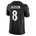 Pkot B.Ravens #8 Lamar Jackson Player Black Vapor F.U.S.E. Limited Stitched Jerseys