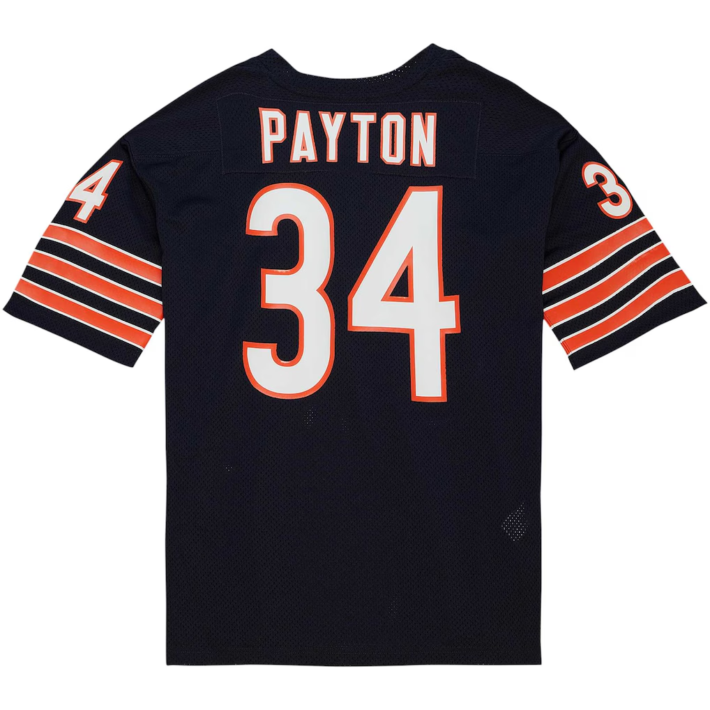 Pkot C.Bears 1983 #34 Walter Payton Mitchell & Ness Navy Authentic Throwback Retired Player Stitched Puhic  Stitched Jerseys