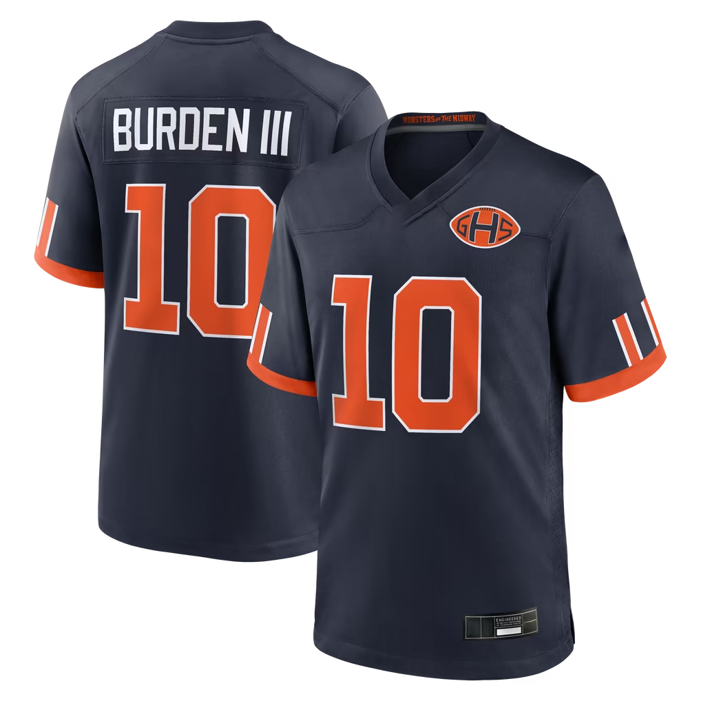 Pkot C.Bears #10 Luther Burden III Navy 2026 Rivalries Collection Game Stitched Jerseys