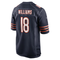 Pkot C.Bears #18 Caleb Williams Navy Player Game Stitched Jerseys