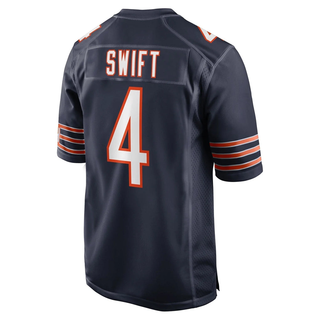 Pkot C.Bears #4 D'Andre Swift Player Navy Home Game Stitched Jerseys
