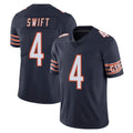 Pkot C.Bears #4 D'Andre Swift Player Navy Vapor Untouchable Limited Home Game Stitched Jerseys