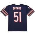 Pkot C.Bears #51 Dick Butkus Mitchell & Ness Navy Legacy Replica Puhic Stitched Jerseys