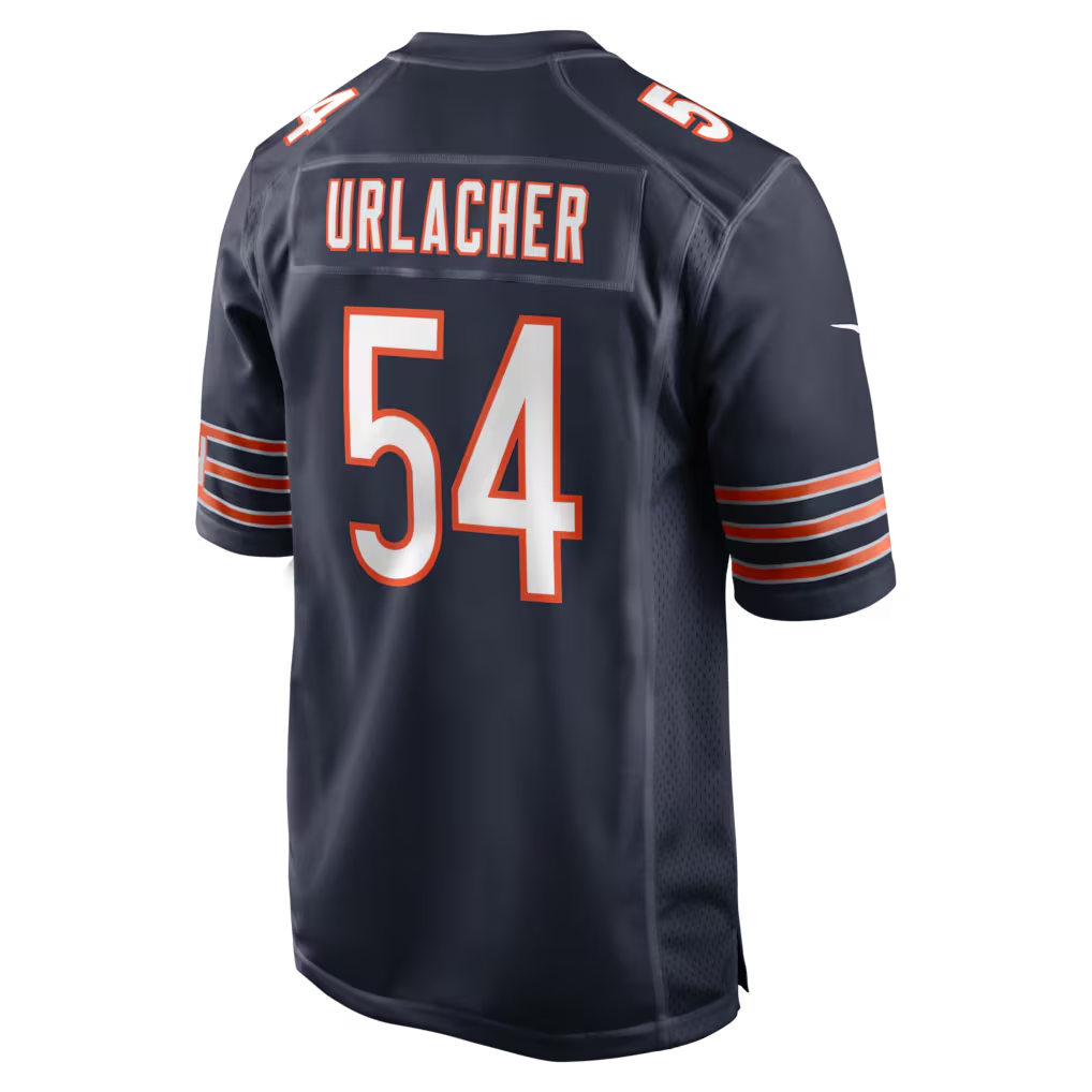 Pkot C.Bears #54 Brian Urlacher Navy Game Retired Player Stitched Jerseys