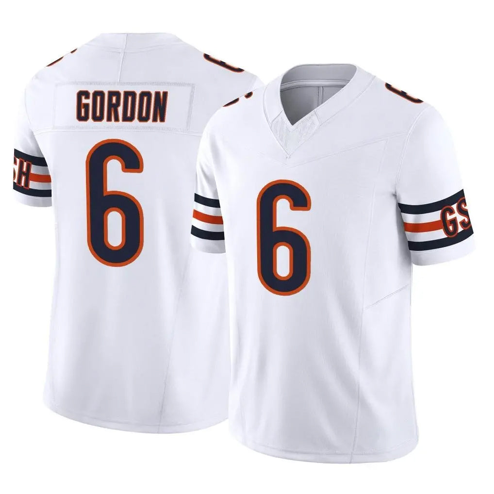 Pkot C.Bears #6 Kyler Gordon Player White Vapor F.U.S.E. Limited Home Game Stitched Jerseys