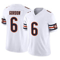 Pkot C.Bears #6 Kyler Gordon Player White Vapor F.U.S.E. Limited Home Game Stitched Jerseys
