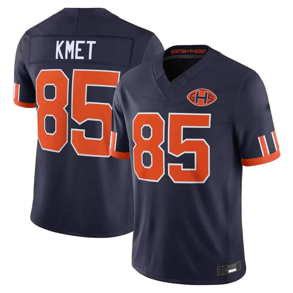 Pkot C.Bears #85 Cole Kmet Navy 2026 Rivalries Collection Limited Stitched Jerseys