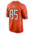 Pkot C.Bears #85 Cole Kmet Player Orange Home Game Stitched Jerseys