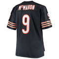 Pkot C.Bears #9 Jim McMahon Mitchell & Ness Navy Big & Tall 1985 Retired Player Replica Stitched Puhic Jerseys