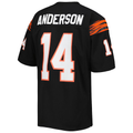 Pkot C.Bengals 1981 #14 Ken Anderson Mitchell & Ness Black Authentic Throwback Retired Player Stitched Jerseys