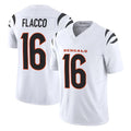 Pkot C.Bengals #16 Joe Flacco Player White Vapor F.U.S.E. Limited Home Game Stitched Jerseys