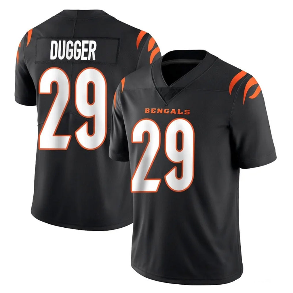 Pkot C.Bengals #29 Kyle Dugger Player Black Vapor Untouchable Limited Home Game Stitched Jerseys