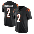Pkot C.Bengals #2 Evan McPherson Player Black Vapor Untouchable Limited Home Game Stitched Jerseys
