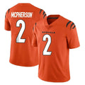Pkot C.Bengals #2 Evan McPherson Player Orange Vapor Untouchable Limited Home Game Stitched Jerseys