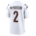 Pkot C.Bengals #2 Evan McPherson Player White Home Game Stitched Jerseys