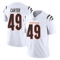Pkot C.Bengals #49 Barrett Carter Player White Vapor Untouchable Limited Home Game Stitched Jerseys