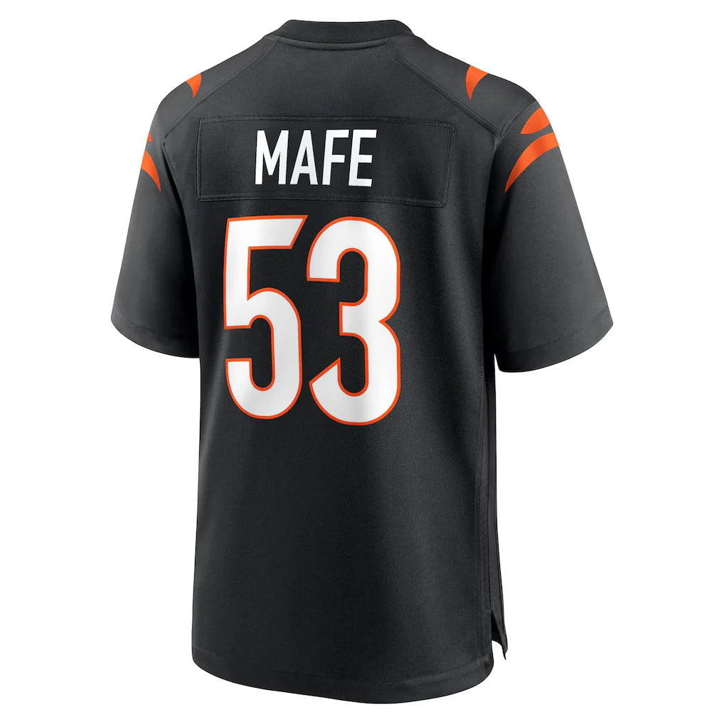 Pkot C.Bengals #53 Boye Mafe Player Black Home Game Stitched Jerseys