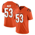 Pkot C.Bengals #53 Boye Mafe Player Orange Vapor Untouchable Limited Home Game Stitched Jerseys